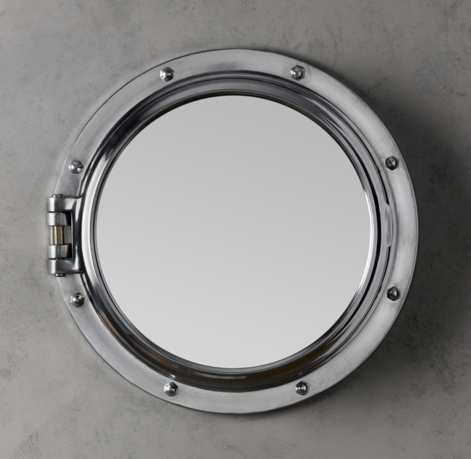 Royal Naval Porthole Mirrored Medicine Cabinet