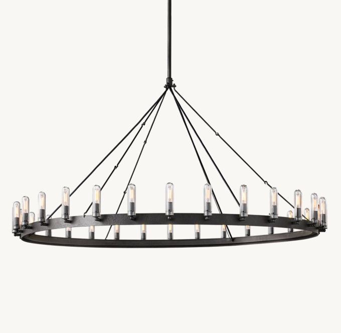 Camino Round Outdoor Chandelier 160cm