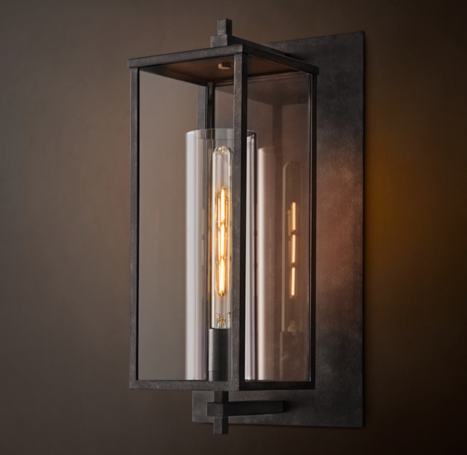 Devaux Square Sconce | RH