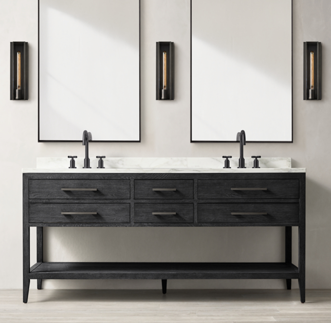 French Contemporary Double Washstand