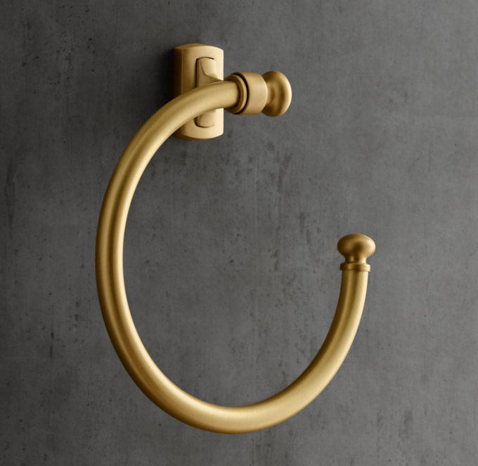 Restoration hardware towel ring best sale