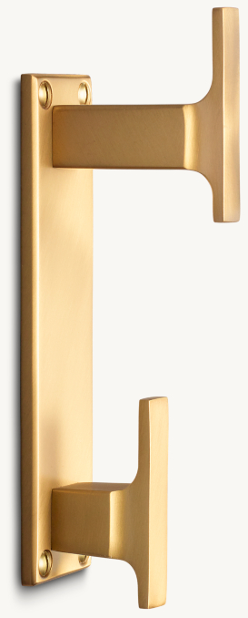 Shown in Lacquered Burnished Brass.