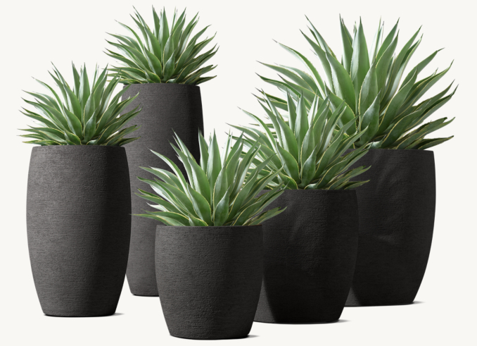 Sizes (left to right) B, D, A, C and E shown in Carbon.