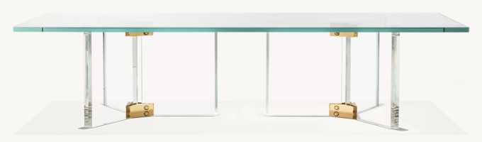 Lazio Acrylic And Glass Coffee Table