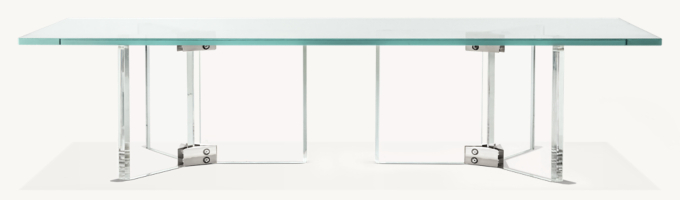 Lazio Acrylic And Glass Coffee Table