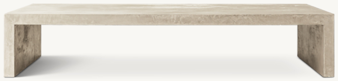 Cabrera Waxed Concrete Coffee Table