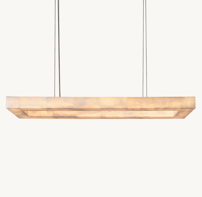 Rivage Rectangular Chandelier 137cm