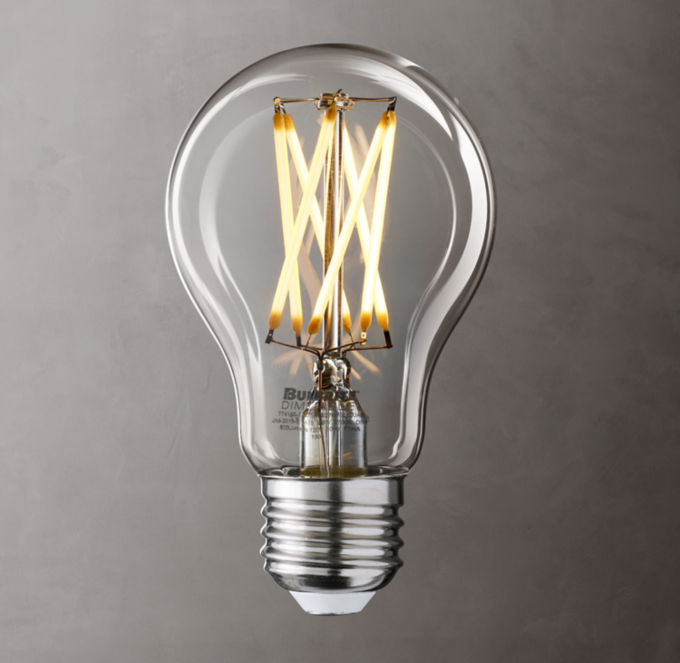 A19 E26 Filament LED Bulb 8.5W