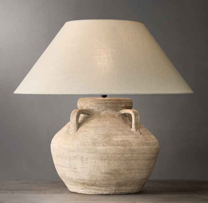 TerraCotta Water Jug Table Lamp