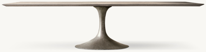 Rh aero wood oval dining deals table