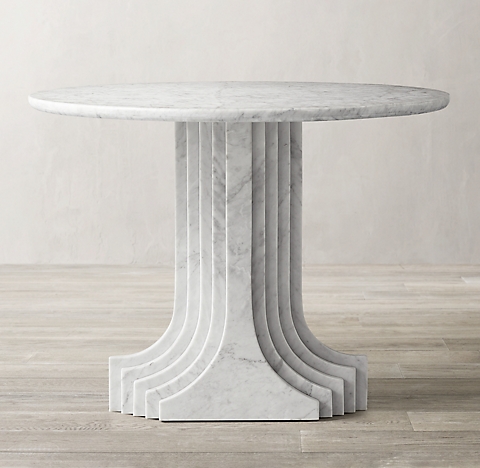 Entry Tables Rh, Round Pedestal Entryway Table