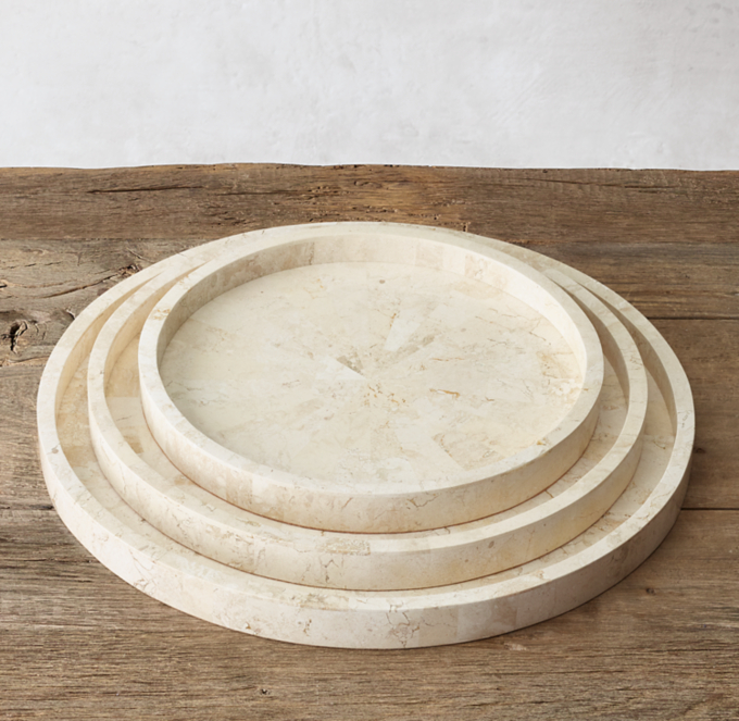 Shell Fossil Tray - Round
