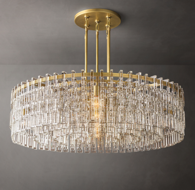 Marignan Round Chandelier 48\"