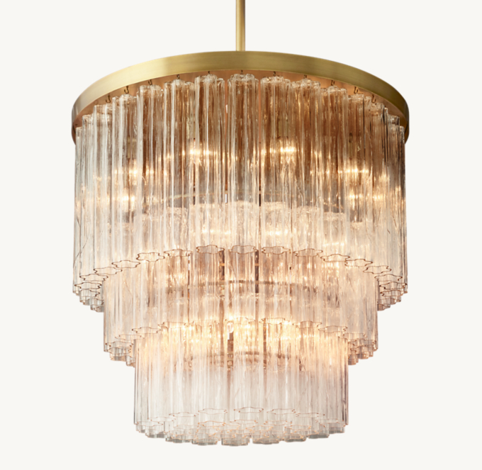 Cielo Three-Tier Round Chandelier 36\"