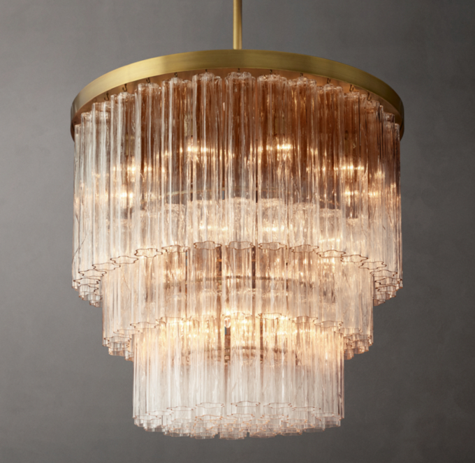Cielo Three-Tier Round Chandelier 36\"