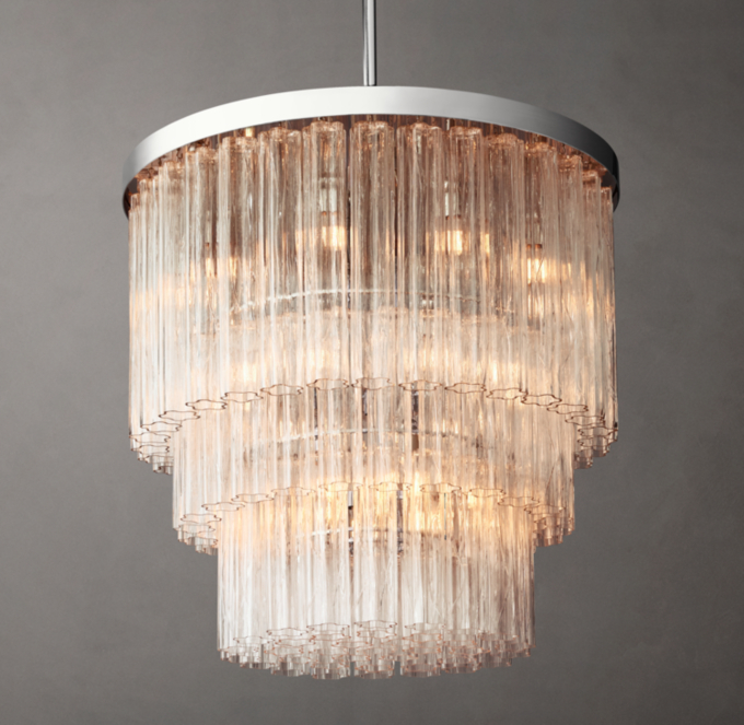 Cielo Three-Tier Round Chandelier 36\"