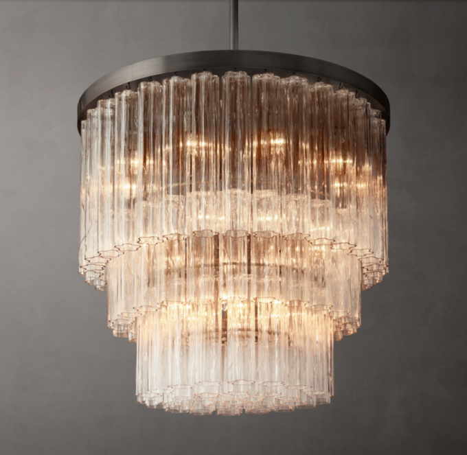 Cielo Three-Tier Round Chandelier 36\"