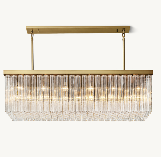 Cielo Rectangular Chandelier 73\"