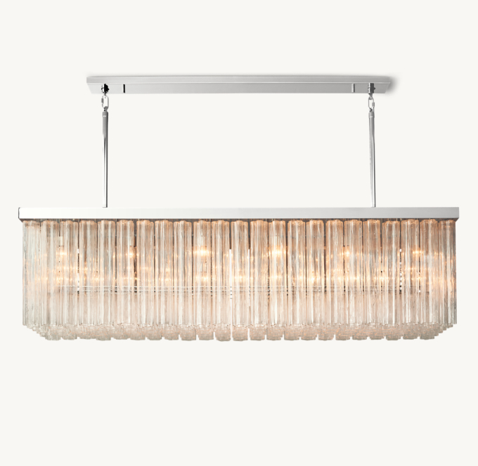 Cielo Rectangular Chandelier 73\"