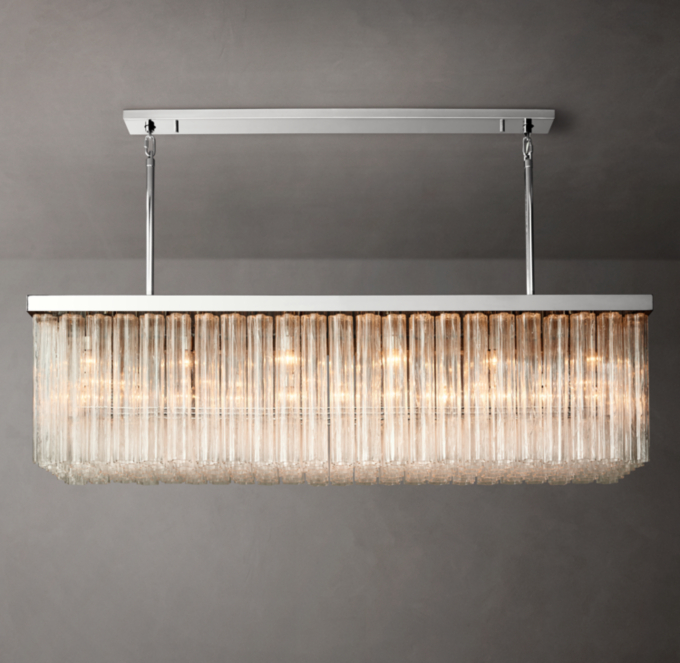 Cielo Rectangular Chandelier 73\"