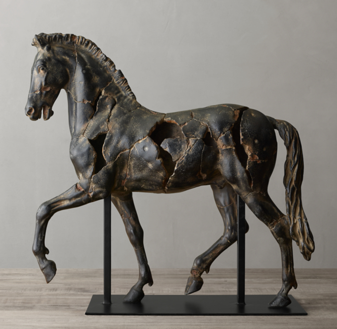 19th C. Italian Horse Sculpture