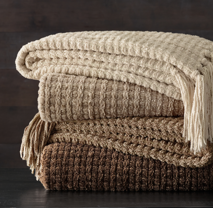 5Lb. Chenille Braided Throw