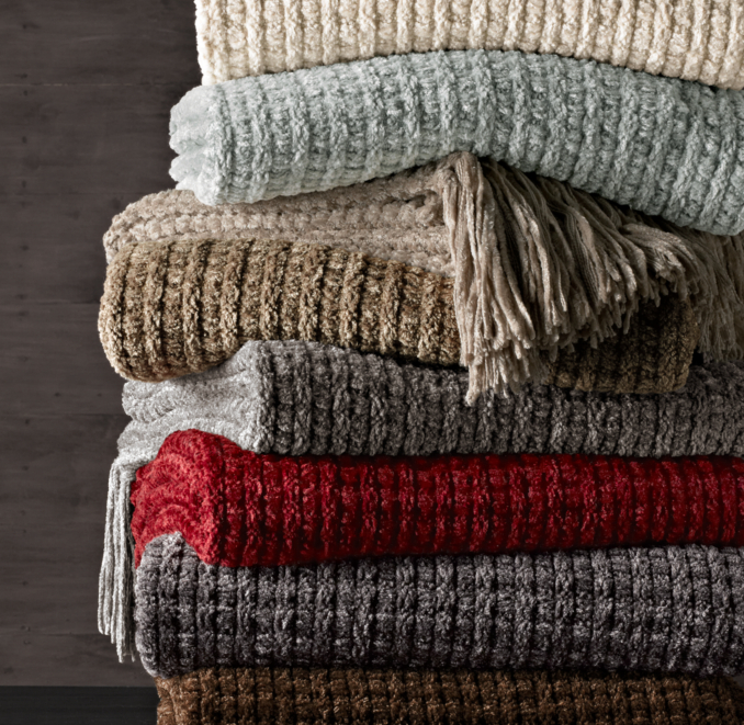 5Lb. Chenille Braided Throws