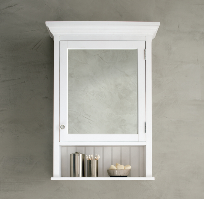 Beach Street Wall-Mount Medicine Cabinet White