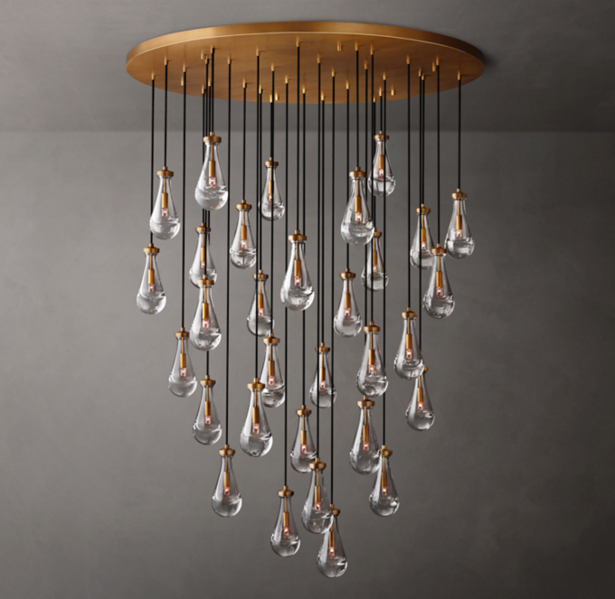 Rain Round Chandelier 60\"