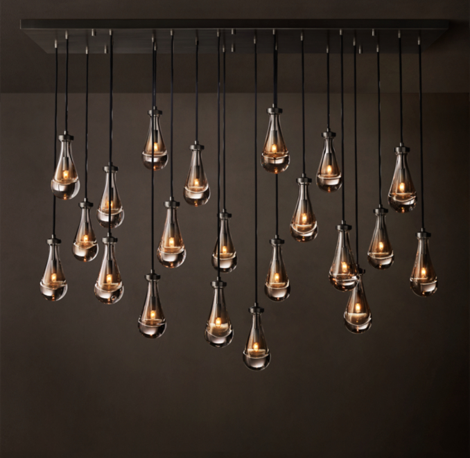 Rain Rectangular Chandelier
