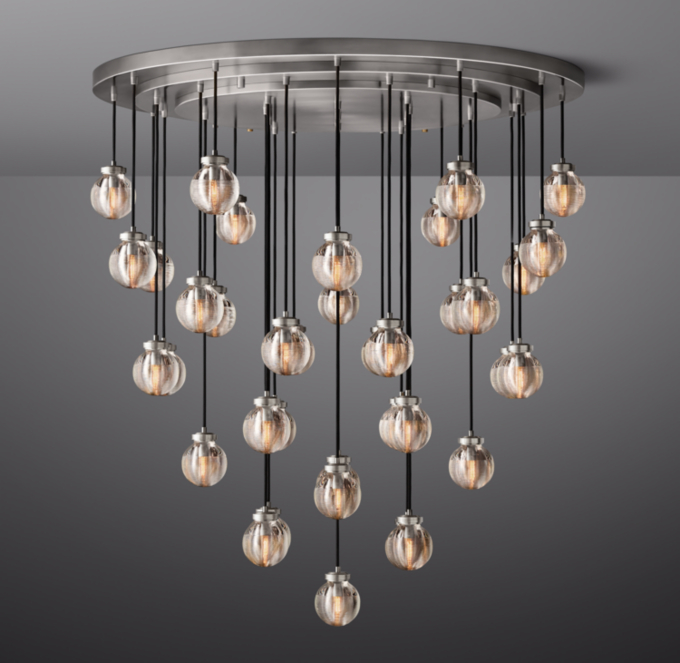 Pearl Round Chandelier 48