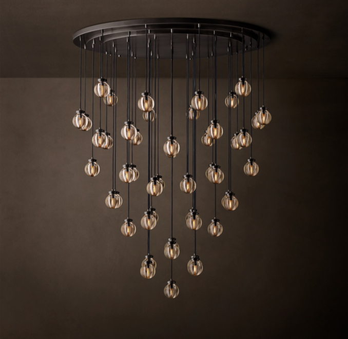 Pearl Round Chandelier