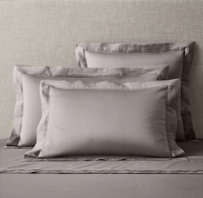 Italian Micro-Pleat 600 Sateen Sham