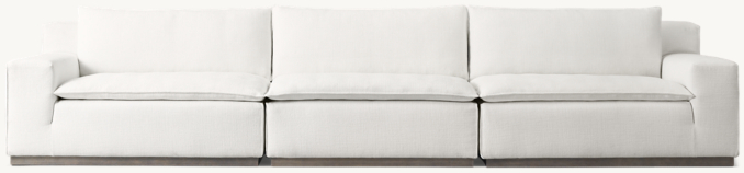 Front view of Torino Modular Customizable Sectional 
