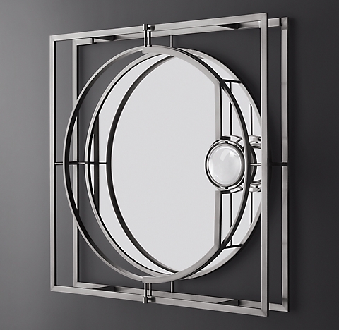 All Mirrors Rh, Round Mirror With Black Frame Canada
