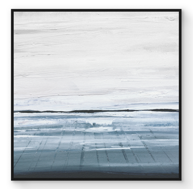 Front view of Ruth Shively: Snowy Field I For General Public 