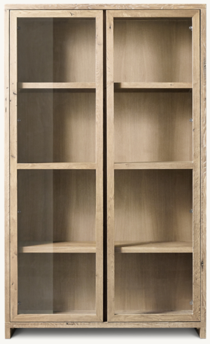 Oak Brûlé Waterfall Cabinet