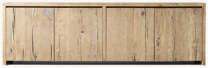 Oak Brûlé Waterfall Sideboard 