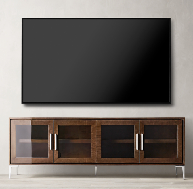 Benoit Glass 4Door Media Console