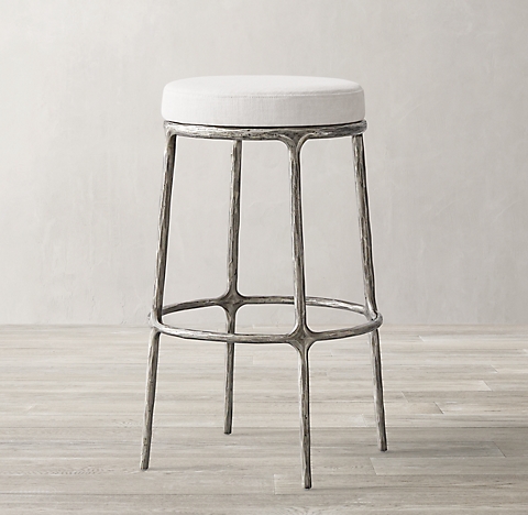 Bar Counter Stools Rh, Metal Bar Stools With Arms And Swivels