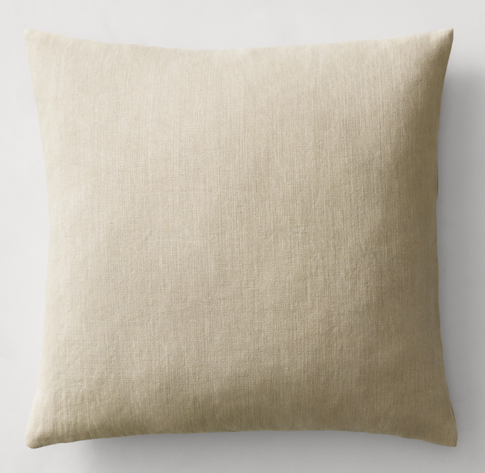 Signature Stonewashed Belgian Linen Lumbar Pillow