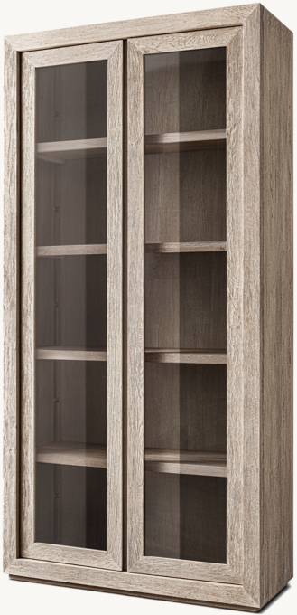 Restoration hardware deals display cabinet