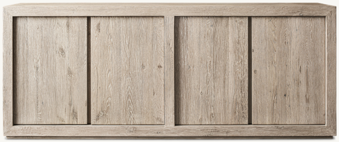 Reclaimed Oak 4-Door Sideboard