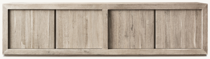 Reclaimed Oak 4-Door Media Console