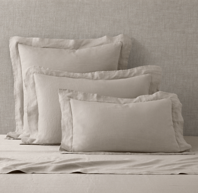 Italian UltraFine Lightweight Linen Sham