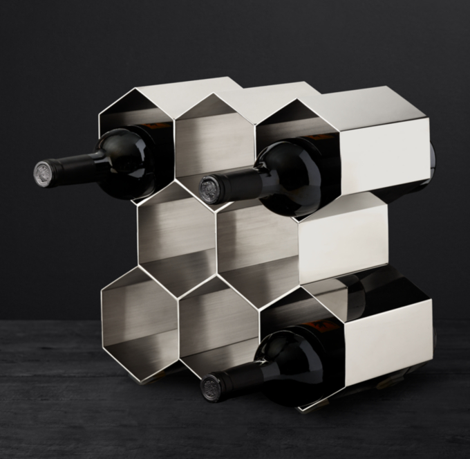 LAMBETH WINE RACK RH