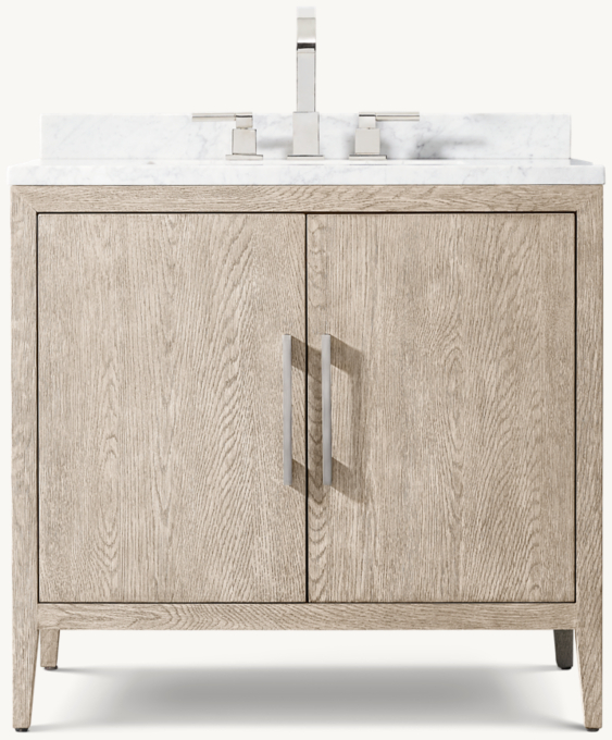 French Contemporary Single Vanity