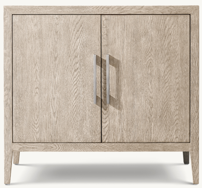 French Contemporary Single Vanity Base