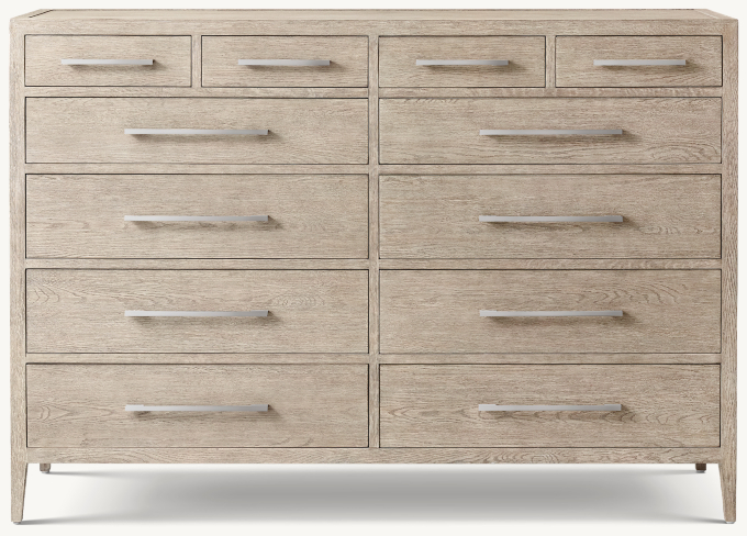 French Contemporary 12-Drawer Dresser