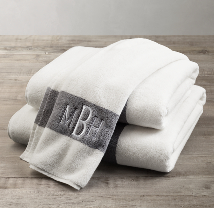 Monogram turkish towel hotsell